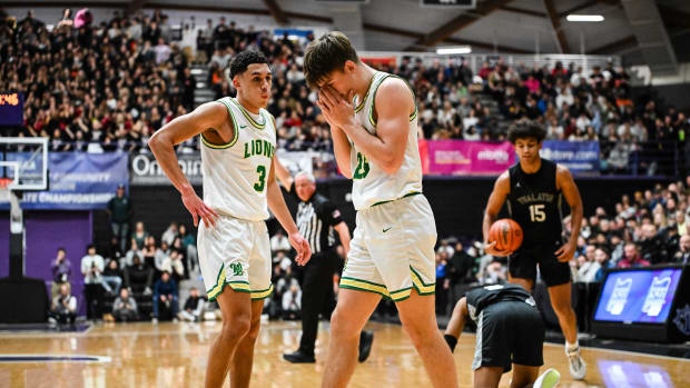 West Linn Tualatin 6A Oregon boys basketball final Naji Saker 1 -85